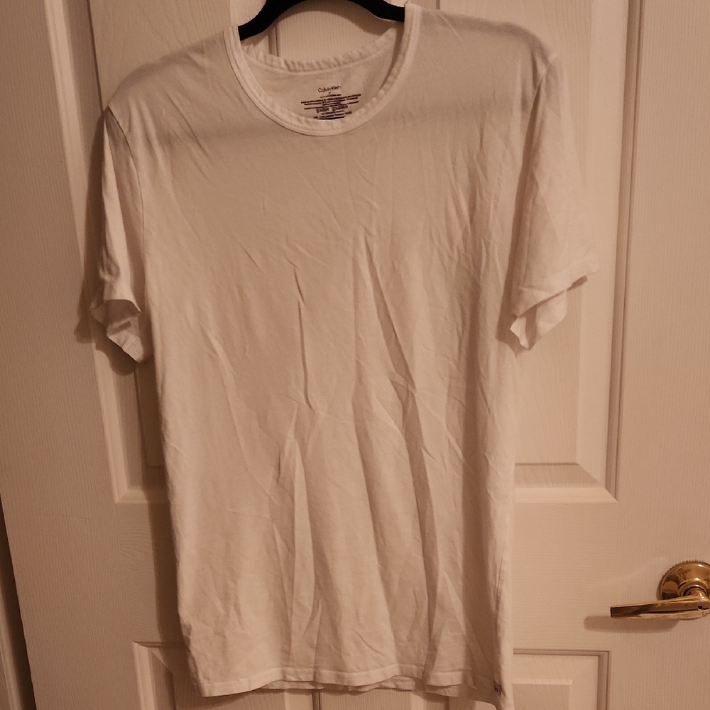 Calvin Klein White Short Sleeve Tee
